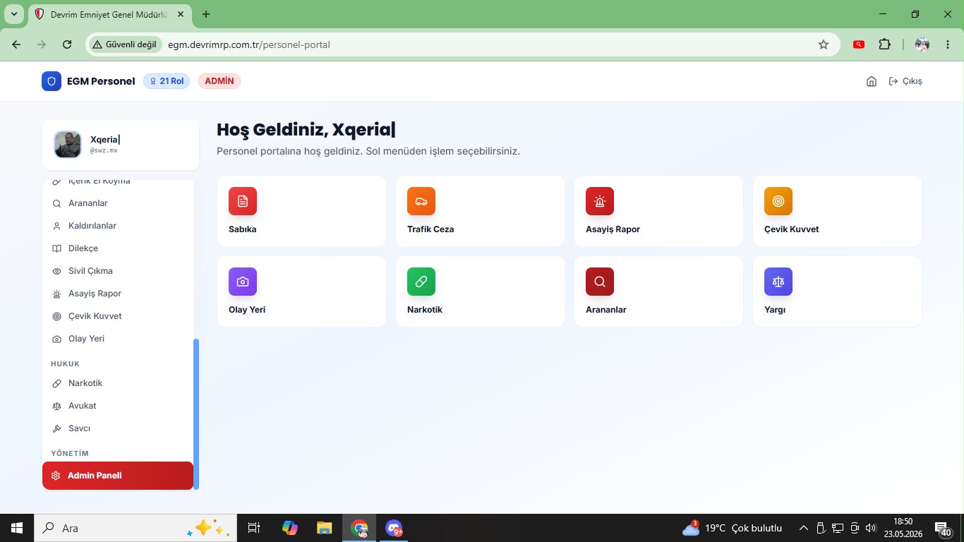 Roleplay Sunucu Yönetim Sistemi